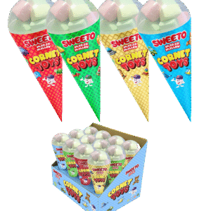 Бонбони Sweeto Cornet Toys Маршмелоу с играчка